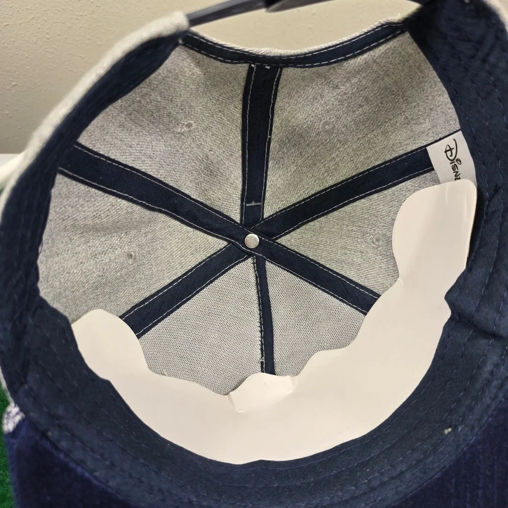 Disney Stitch Kids Snapback Hat Gray Pineapple Print Flat Bill Adjustable Cap